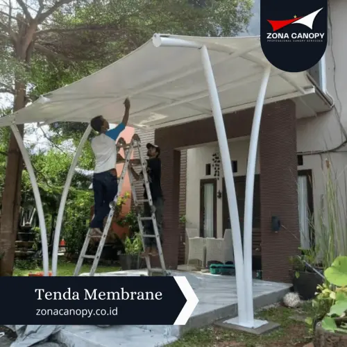 Canoppy Membrane Teras Rumah jakarta